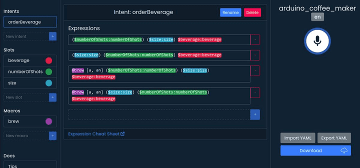 Train context using Picovoice Console - Phase B