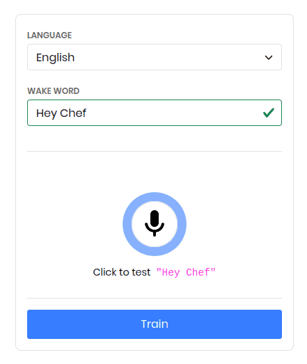 Train Porcupine Wake Word